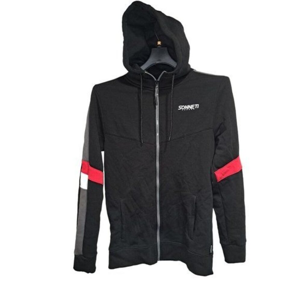 Sonneti London Rover Black/Red/Gray Hoodie
